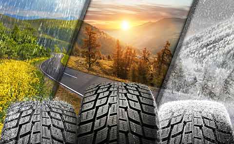 tires in different weather conditions
