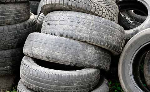 used tires with uneven tread wear
