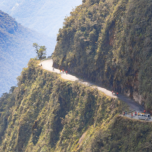 The Death Road (North Yungas Rd, Bolivia)