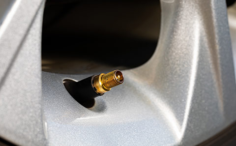 a tire valve stem