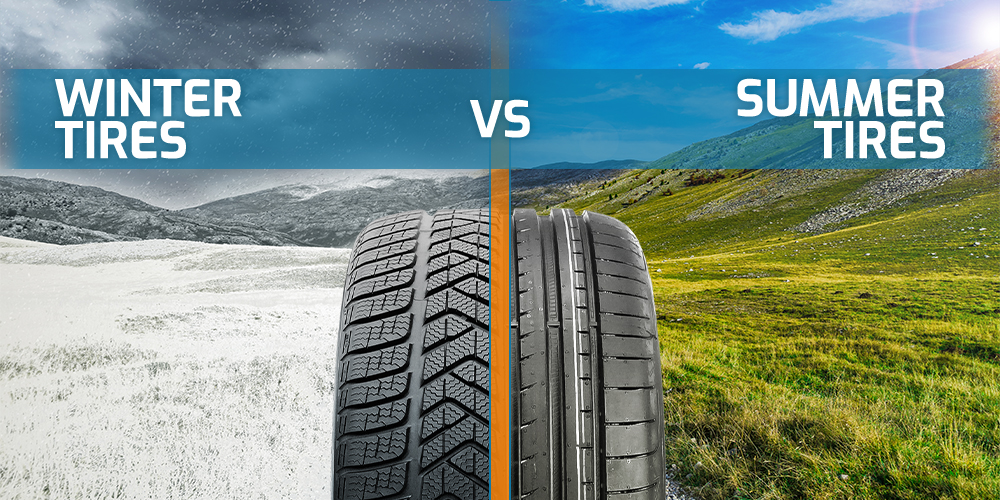 snow tires vs summer tires