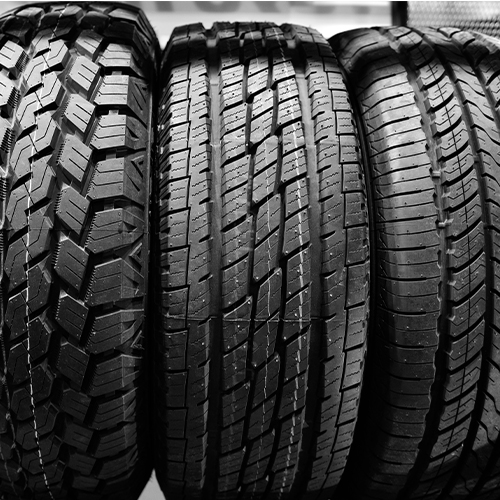 different asymmetric tires